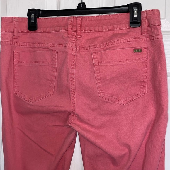 Zanadi Coral Pink Jeans Pants - Picture 4 of 5